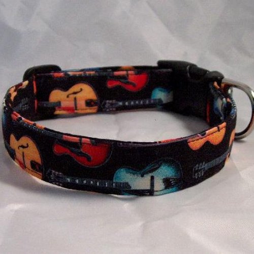 Guitar Music Dog Collar